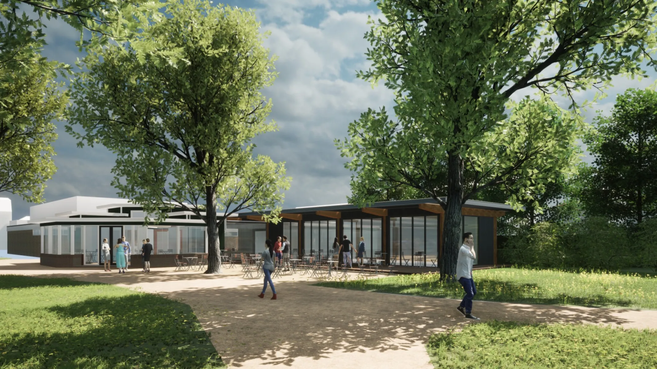 Hengelo, paviljoen Prins Bernhardplantsoen
